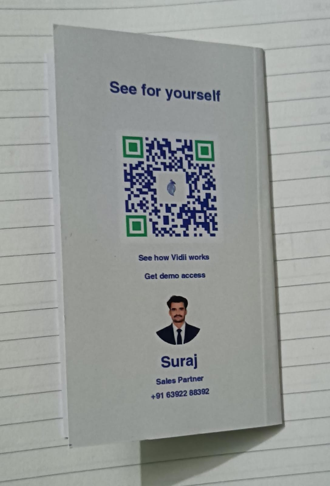 Folded Visiting Cards