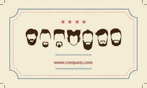 Beauty Salon Visiting Card 7