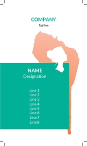 Beauty Salon Visiting Card 11