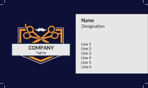 Beauty Salon Visiting Card 17