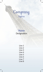 Travel Agency Visiting Card 9