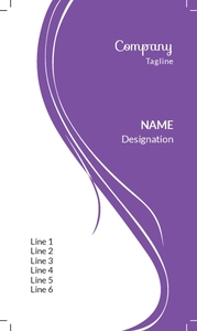 Beauty Salon Visiting Card 3