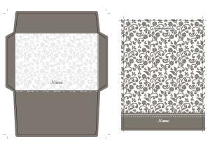 Folded Note Card Design 4