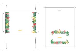 Folded Note Card Design 5