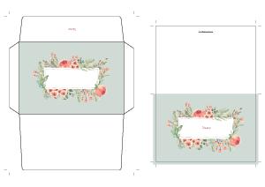 Folded Note Card Design 7