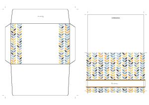 Folded Note Card Design 9