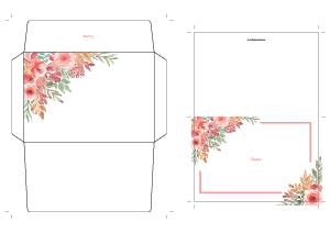 Folded Note Card Design 11
