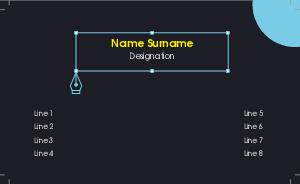 Graphic Designer Visiting Card Design 5