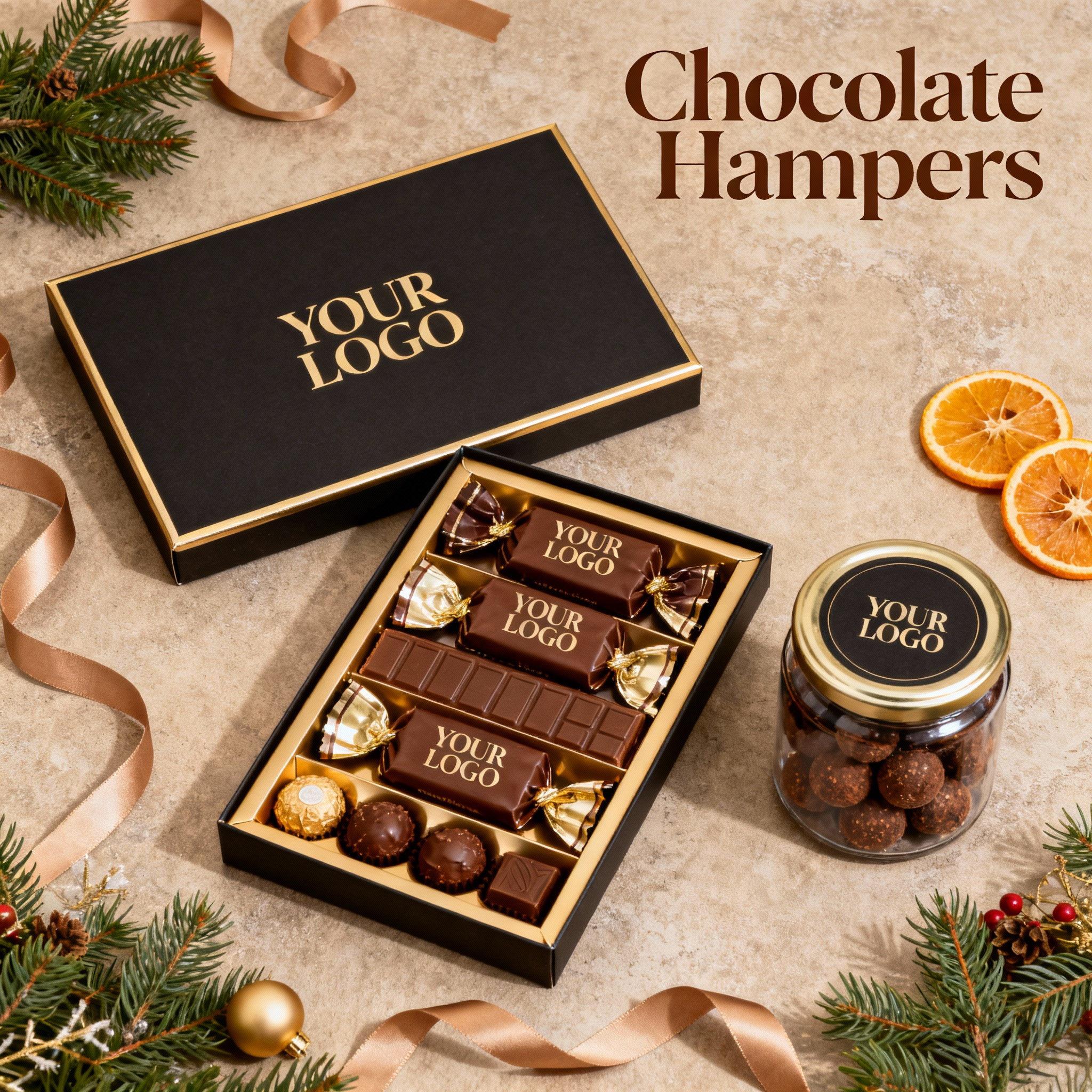 Custom Chocolates with Logo and Name