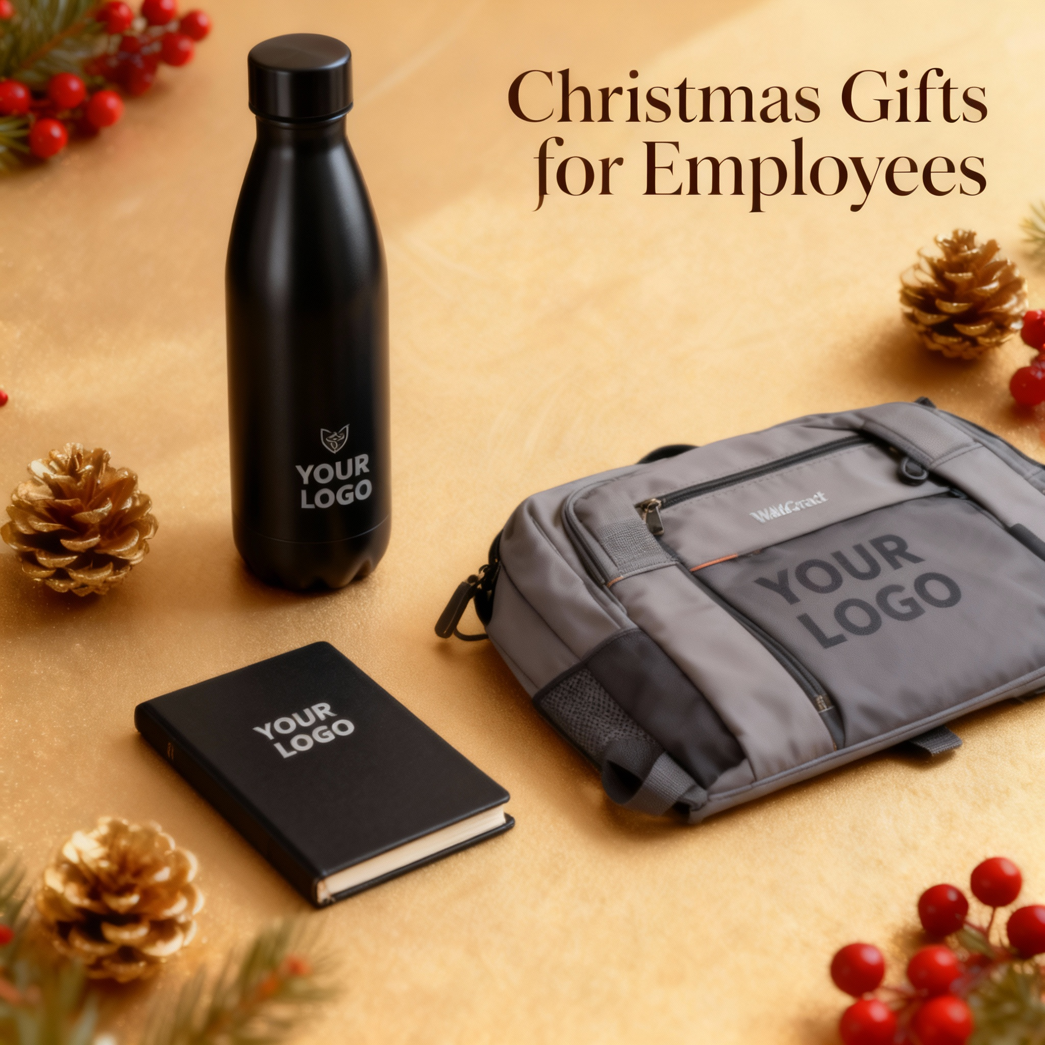 Custom Christmas Gifts for Employees with Logo and Name
