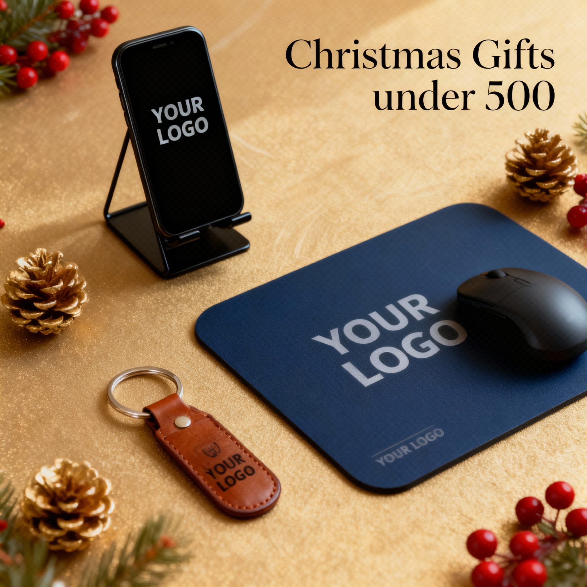 Custom Christmas Gifts Under 500 with Logo and Name