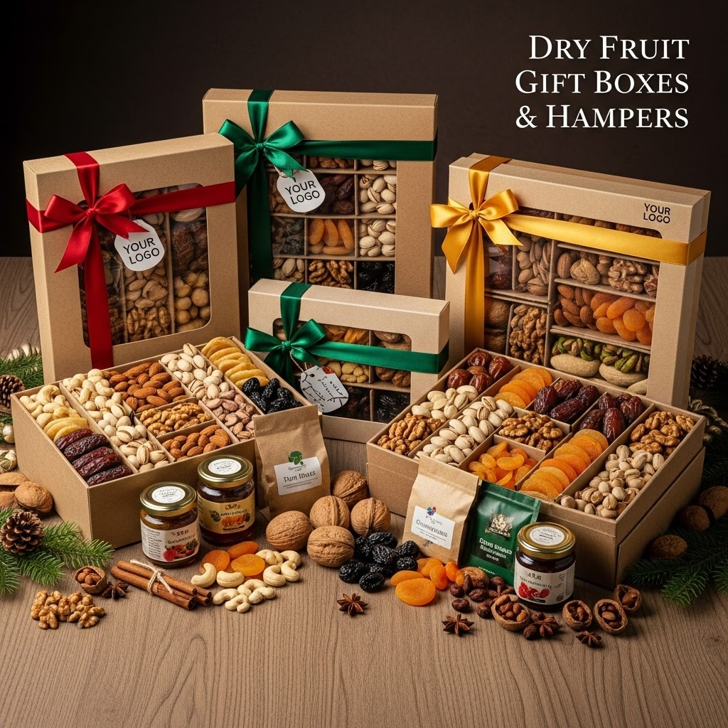 Dry Fruits Gift Boxes & Hampers